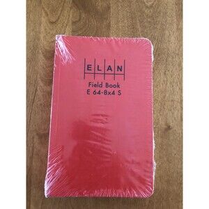 Elan Publishing E64 8x4 S Field Book Set of 6 4 ⅝ x 7 ¼ 32 Sheets ea NEW SEALED